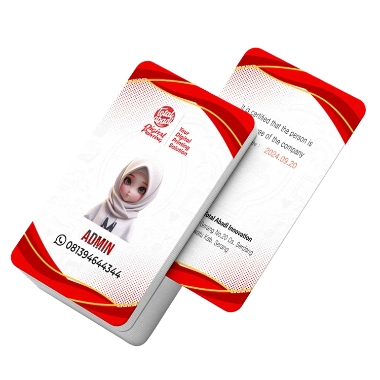 ID Card PVC Percetakan Total