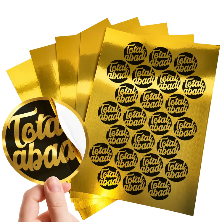 Sticker Gold A3