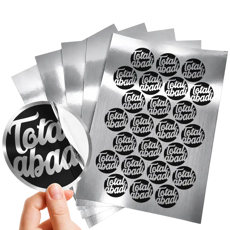 Sticker Silver A3
