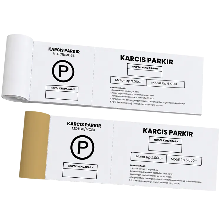 Karcis Parkir