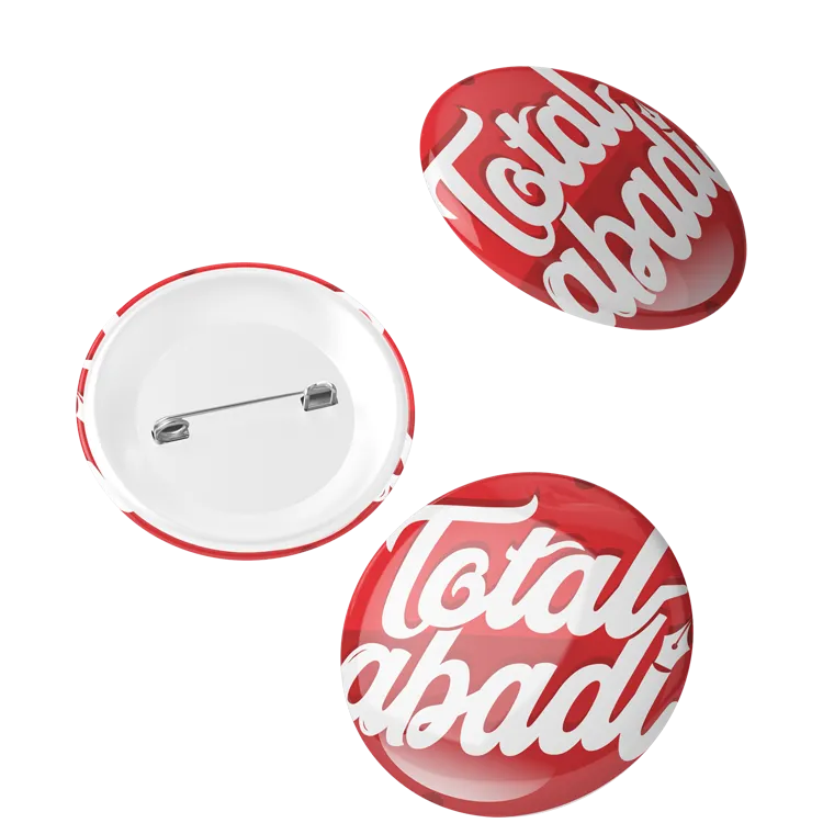 Pin Peniti Custom Percetakan Total